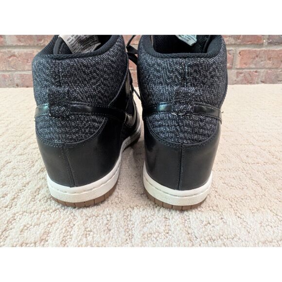 Nike Dunk Sky Hi Essential Wedge Heel Sneakers 644877-03 - Picture 4 of 9